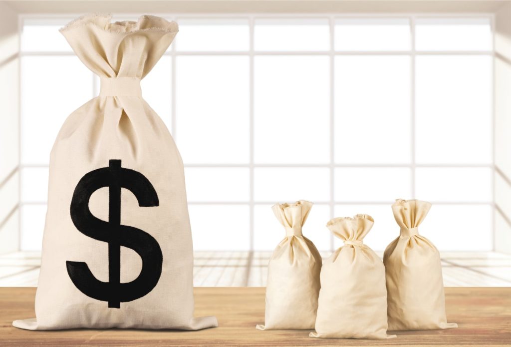 bags of money