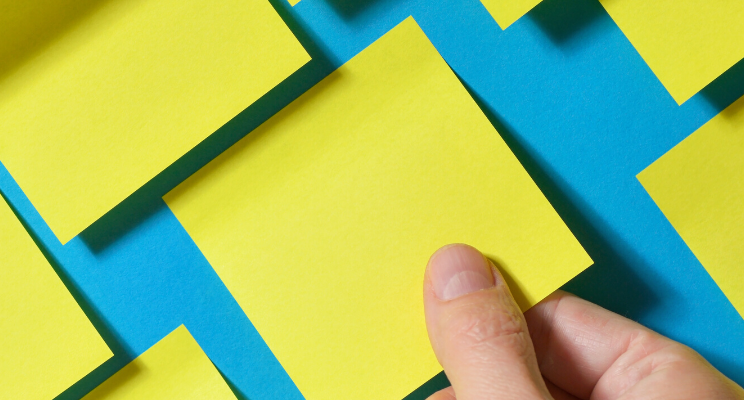 sticky notes